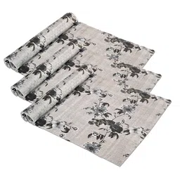 Kuber Industries Grey & Black 3 Pcs Printed Water Resistant Shelf Liner Organisers-26