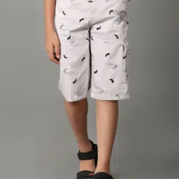 V-Mart Boys Mid-Rise Printed Shorts-image-9