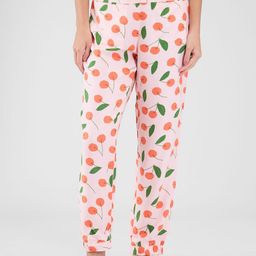 Mystere Paris  Printed Mid-Rise Lounge Pants-picture-17