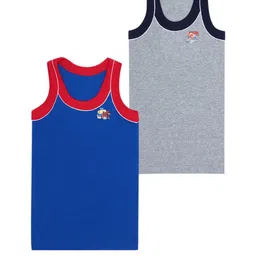 Kritiu Boys Pack of 2 Cotton Vests-image-28