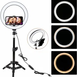 kajtosh Led Ring Light With stand Ring Flash-26