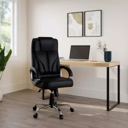 Jones Leatherette Office Executive Chair-image-1