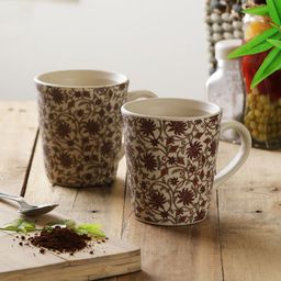 MIAH Decor Off-White Printed Ceramic Set-52