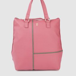 Baggit Women Geometric Textured Backpack-8
