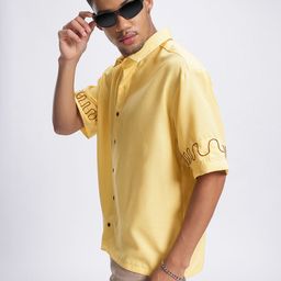 glitchez Funky Stitch Relaxed Fit Shirt-image-30