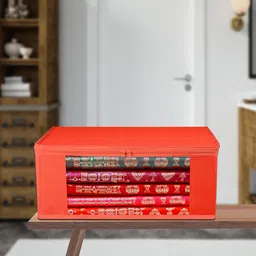 Kuber Industries Red 12 Pieces Fabric Organisers-45