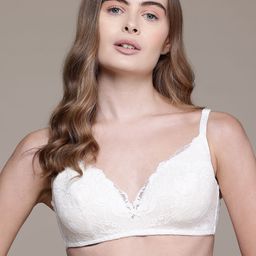 women'secret Lace Medium Coverage Lightly Padded Bra-image-34