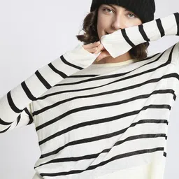 Vero Moda Striped Pullover Sweaters-image-99