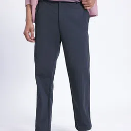 glitchez Men Subtle Style Mid-Rise Relaxed Fit Chinos-image-61