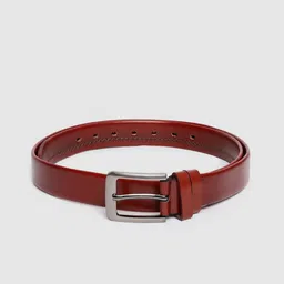 HIGHLANDER Men Red Solid Belt-1