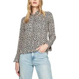 Cover Story Beige & Black Printed Shirt-image-113