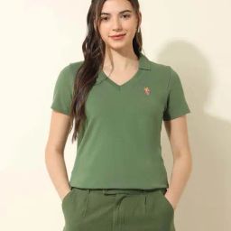U.S. Polo Assn. Green Plain Top-picture-41