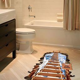 Jaamso Royals Blue & Brown Self-Adhesive & Waterproof Wall Sticker-image-95