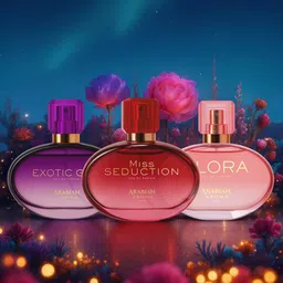 Arabian Aroma Women Set Of 3 Flora, Miss Seduction & Exotic Girl Eau De Parfum-50 ml Each-29