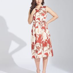 Latin Quarters Women Floral Printed A-Line Midi Dress-picture-29