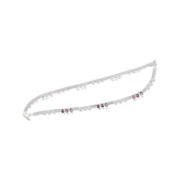 Sri Jagdamba Pearls Aarti 0.8 Silver Anklets-image-49