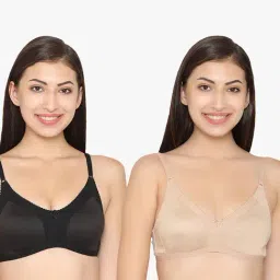 Clovia Multicolor Non Wired Non Padded T-Shirt Bra (Pack Of 2)-26