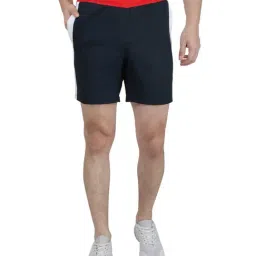 Rock.it Navy Regular Fit Solid Shorts-image-20
