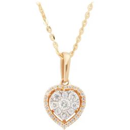 Waman Hari Pethe Jewellers 18k Gold & Diamond Pendant without Chain for Women-image-49