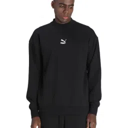 Puma Black Round Neck Sweatshirt-34