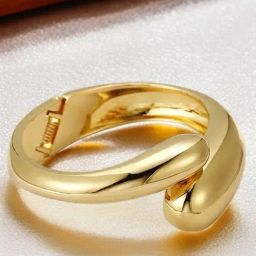 OOMPH Gold Party Wear Cuffs Bracelet-45