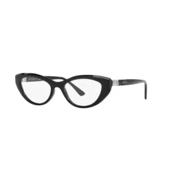 Vogue Eyewear Black Oval Eye Frames for Women-picture-13