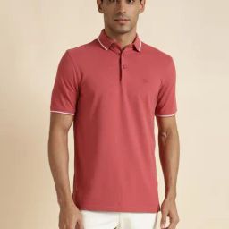 Andamen Red Regular Fit Polo T-Shirt-image-41
