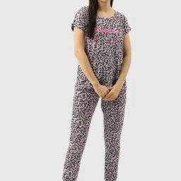 Clt.s Grey Animal Print Pajama Set-image-15
