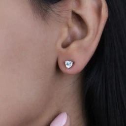 Ornate Jewels 92.5 Sterling Silver Heart Earrings for Women-image-75
