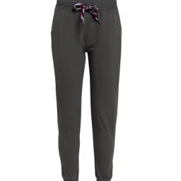 Jockey Kids Deep Olive Solid Joggers-image-44