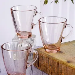 Pasabahce Transparent Glass Penguen Small Coffee Mugs - Set of 6 (170ml)-33
