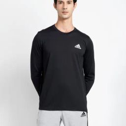 adidas Black Round Neck T-Shirt-image-54