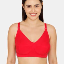 Zivame Red Full Coverage Maternity Bra-image-81