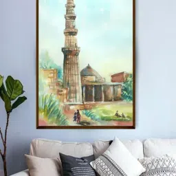 The Art House Abstract Multicolor Canvas Painting-15
