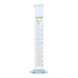 Biohall 2000 ml Measuring Cylinder with Hexagonal Base and Individual Certificate, BLS.UH.178-18
