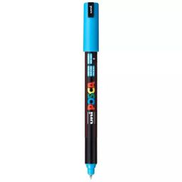 Uni Posca PC-1MR 0.7 mm Extra Fine Tip Light Blue Ink Paint Marker (Pack of 6 Pcs)-26
