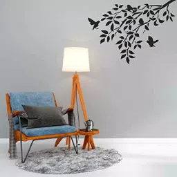 Kayra Decor Large SizeBirds on a Tree Branch 50x36 Inch Wall Design Stencil Painting KDS80050-image-38