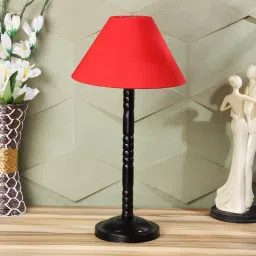 Tucasa NTU-254 B-22 Table Lamp with Metal Base (Red) image 4