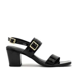 Van Heusen Women's Black Ankle Strap Sandals-picture-23