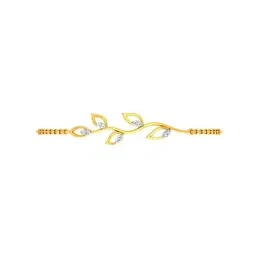 P.C. Chandra Jewellers 22k Yellow Gold Precious Petal Bracelet-image-40