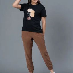 Mode by Red Tape Brown Regular Fit Mid Rise Joggers image 4
