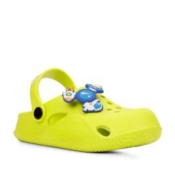 Bubblegummers by Bata Kids Green Back Strap Clogs-image-74