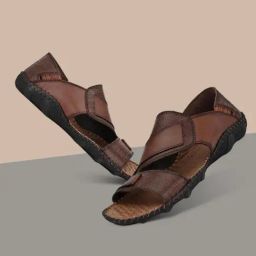 Hitz Men's Brown Casual Sandals-image-50