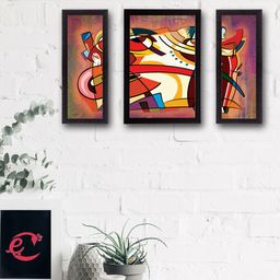 eCraftIndia Set of 3 UV Wall Art-image-14