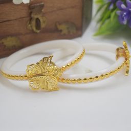 SATTIK Set of 2 Gold-Plated Bangles-image-52