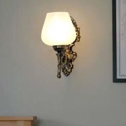 Fos Lighting Gold Mild Steel Antique Single Wall Lamp-picture-20