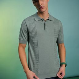 LIMEROAD Men Polo Collar T-shirt-image-56