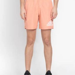 Adidas Brown Regular Fit Printed Sports Shorts-image-71