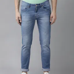 SPYKAR Men Rovers Slim Fit Low-Rise Light Fade Stretchable Jeans-picture-14