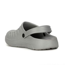 floatz Bata Grey Clog Sandals with Backstrap for Men|Comfortable|Lightweight|Waterproof|Slip Resistant image 3